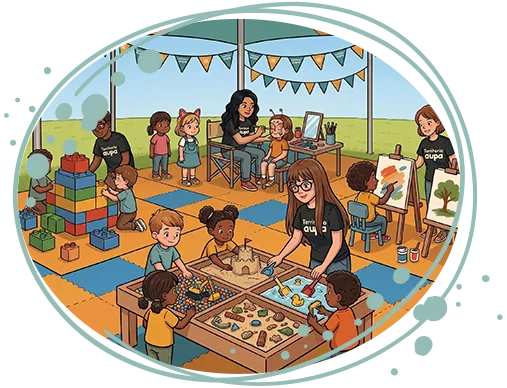 Zona ludica para eventos